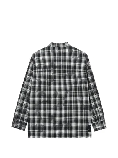 Izzue Check-pattern Shirt In Black