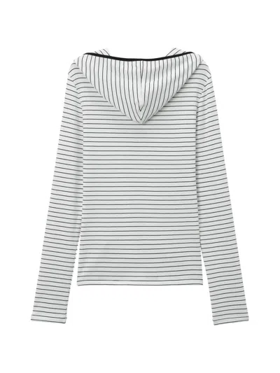 B+ab Striped Hooded Top In Multi