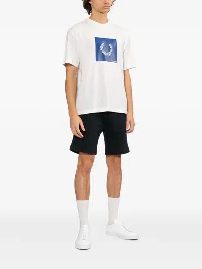 Fred Perry Logo-print T-shirt In White