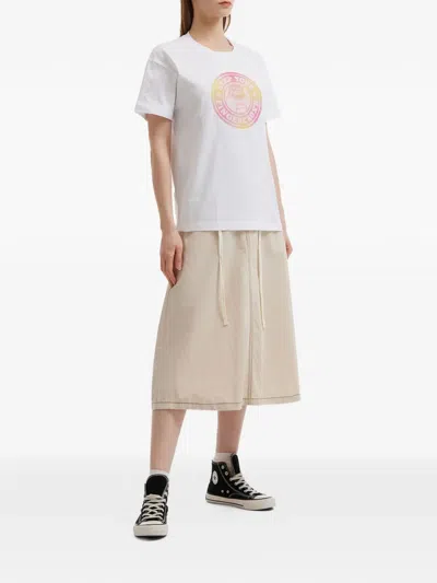 Fingercroxx Printed T-shirt In White