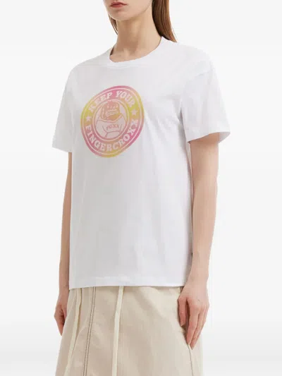 Fingercroxx Printed T-shirt In White
