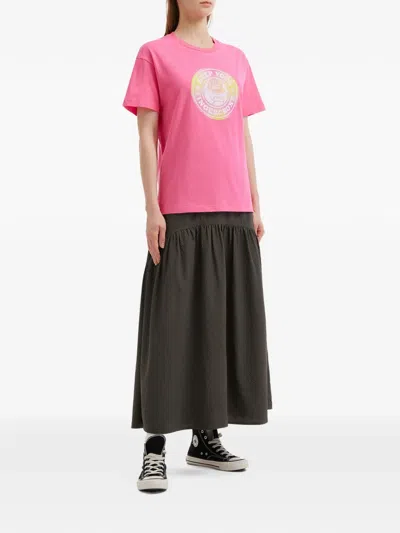 Fingercroxx Printed T-shirt In Pink