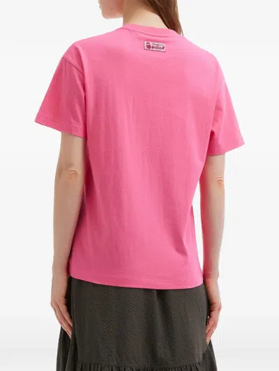 Fingercroxx Printed T-shirt In Pink