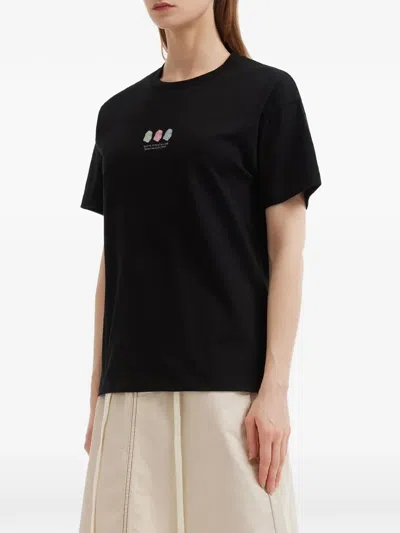 Fingercroxx Printed T-shirt In Black