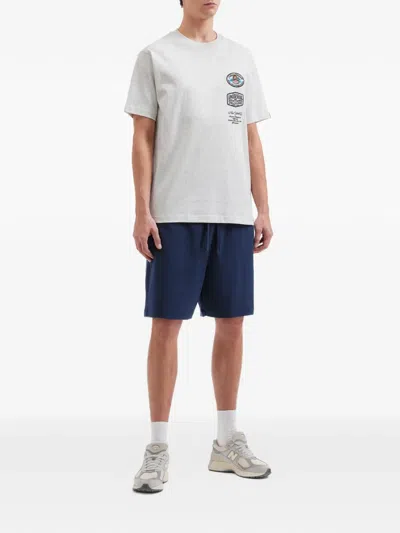 Fingercroxx Patch-appliqué T-shirt In Gray