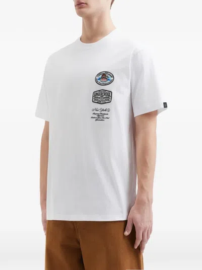 Fingercroxx Patch-appliqué T-shirt In White