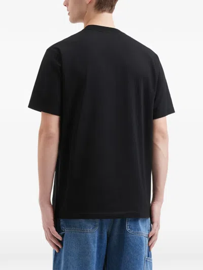 Fingercroxx Printed T-shirt In Blue