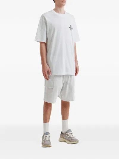 Fingercroxx Logo-print T-shirt In White