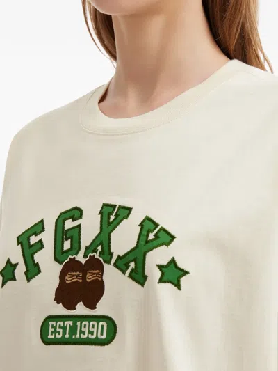 Fingercroxx Printed T-shirt In White