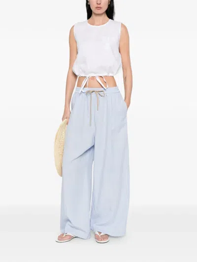 Berwich Drawstring Trousers In Blue
