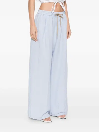 Berwich Drawstring Trousers In Blue
