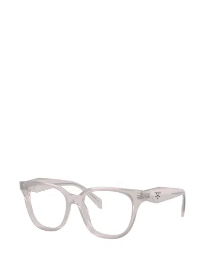 Prada Rectangle-frame Glasses In Gray