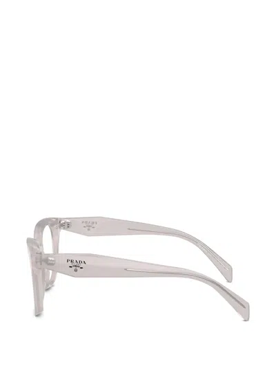 Prada Rectangle-frame Glasses In Gray