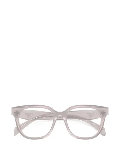 Prada Rectangle-frame Glasses In Gray