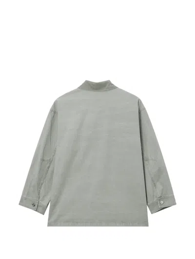 B+ab Button-fastening Overshirt In Blue