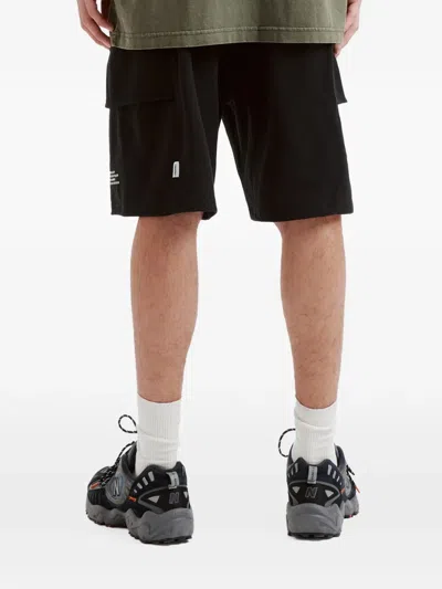 Fingercroxx Drawstring Shorts In Black