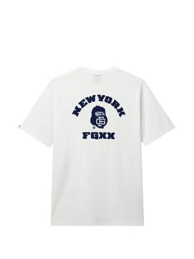Fingercroxx Graphic-print T-shirt In White