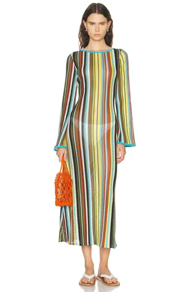 Staud Lorena Dress In Multi