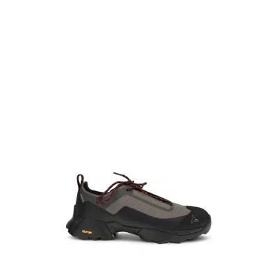 Roa Multicolor Polyester Athletic Sneakers In Black
