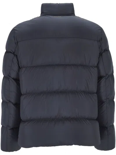 Woolrich Cloud Microfiber Down Jacket In Metallic