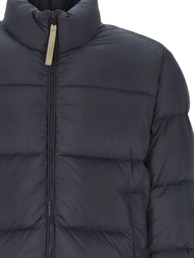 Woolrich Cloud Microfiber Down Jacket In Metallic