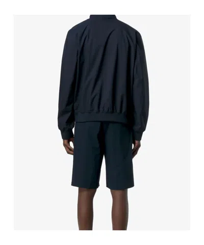 K-way Amaury Stretch Nylon Jersey In Blue