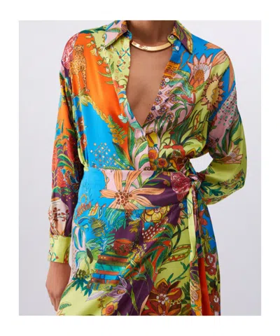 Liu •jo Buttoned Printed Shirt In Multi