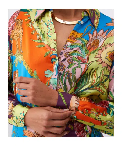 Liu •jo Buttoned Printed Shirt In Multi