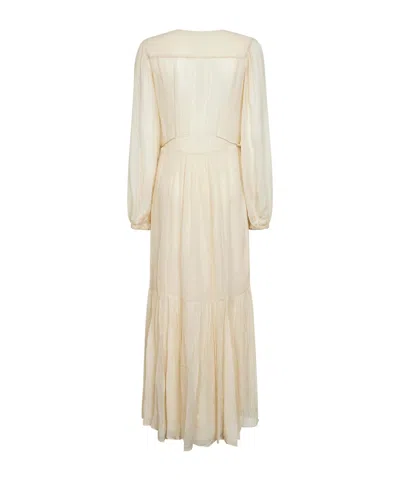 Isabel Marant Étoile Isabel Marant Etoile Briane Long Ecru Dress In White