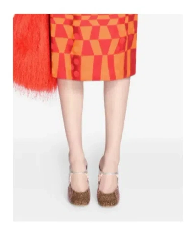 Dries Van Noten Pumps Polka Dot Mixed Textures Patchwork In Multi