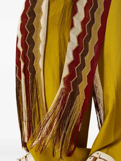 Twinset Zigzag-pattern Kimono In Multi