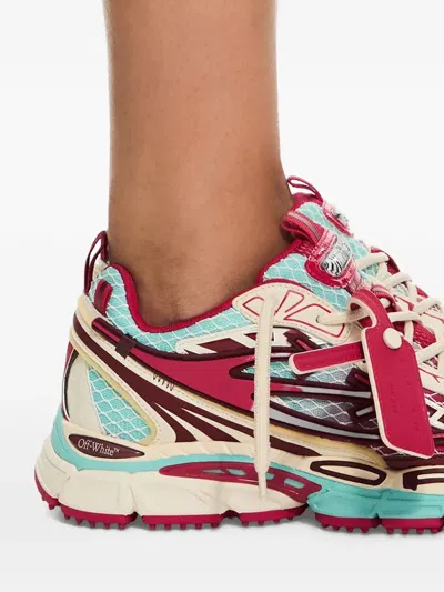 Off-white Be Right Back Nylon And Mesh Sneakers In Multi