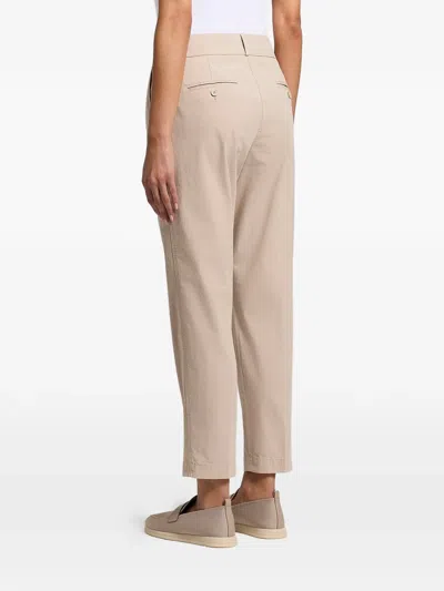 Peserico Buttoned Trousers In Neutral