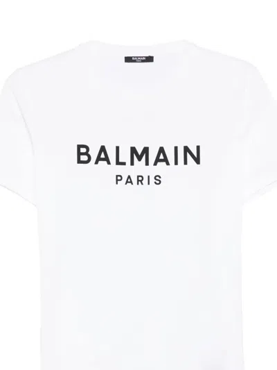 Balmain Logo-print T-shirt In White