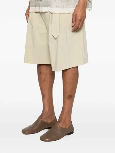 Ziggy Chen Buttoned Print Shirt In Neutral