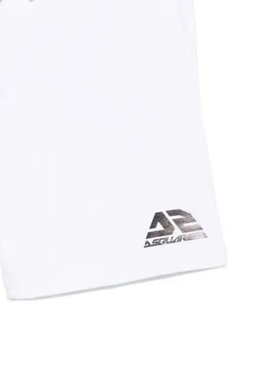 Dsquared2 Logo Shorts In White