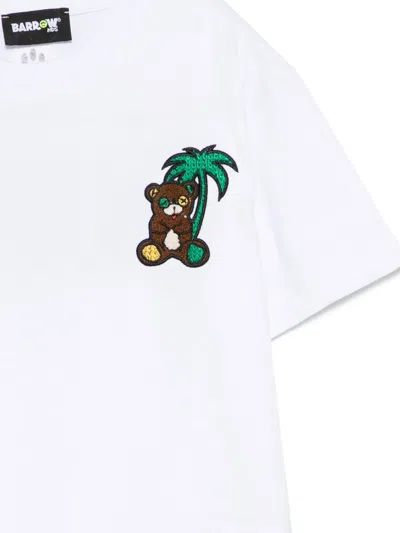 Barrow Appliqué T-shirt In White