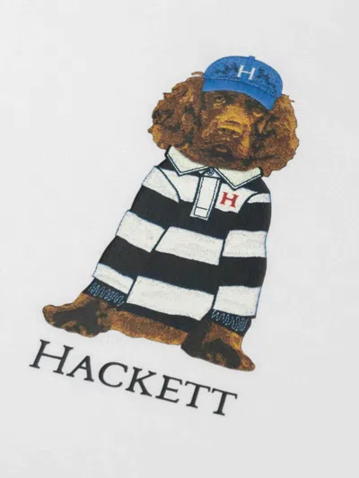 Hackett Graphic T-shirt In White