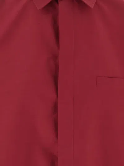 Sa Su Phi Ruffled-back Shirt In Red