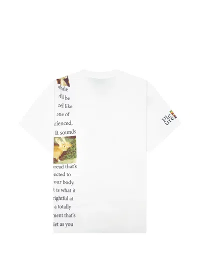 Pleasures Connection Graphic T-shirt In White
