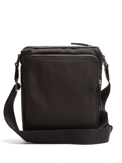 Burberry Aldgate Mini Nylon Messenger Bag In Black