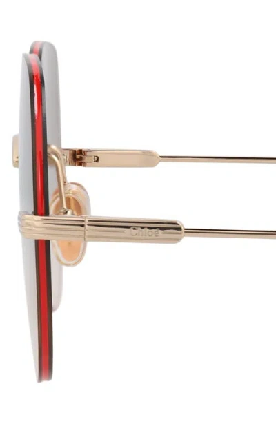Chloé 58mm Round Sunglasses In Multi