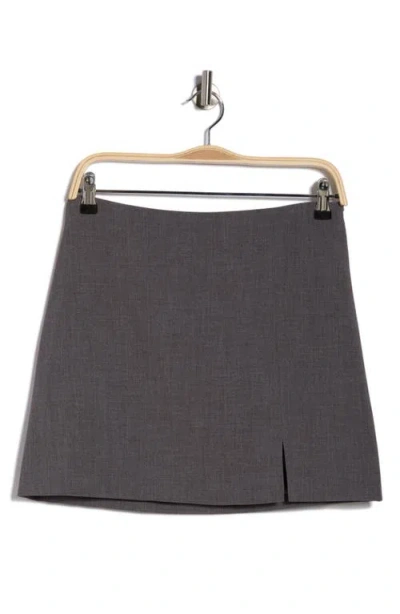 Leith Split Front Miniskirt In Blue