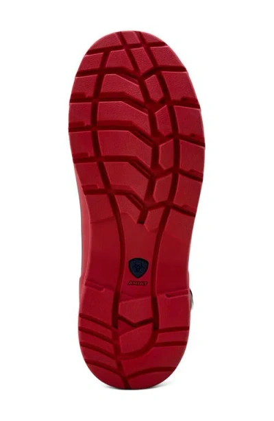 Ariat Kelmarsh Waterproof Mid Rubber Boot In Red