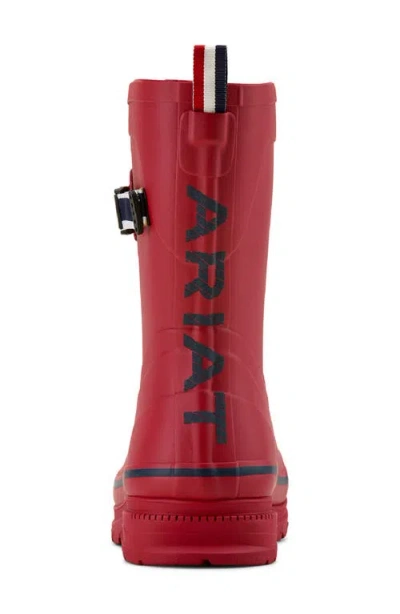 Ariat Kelmarsh Waterproof Mid Rubber Boot In Red
