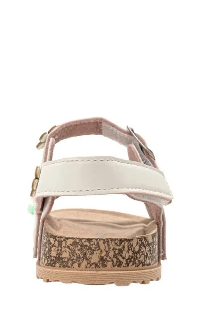 Bebe Beaded Daisy Sandal In Multi