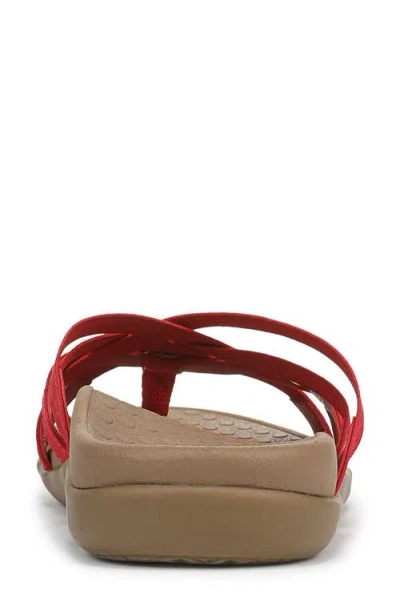 Vionic Tia Sandal In Red