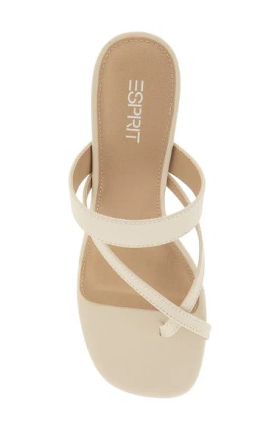 Esprit Elian Toe Loop Sandal In Neutral