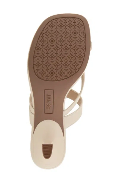 Esprit Elian Toe Loop Sandal In Neutral