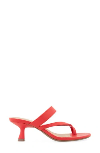 Esprit Elian Toe Loop Sandal In Red
